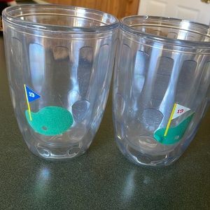Golf cups,2 lrg cups , plastic